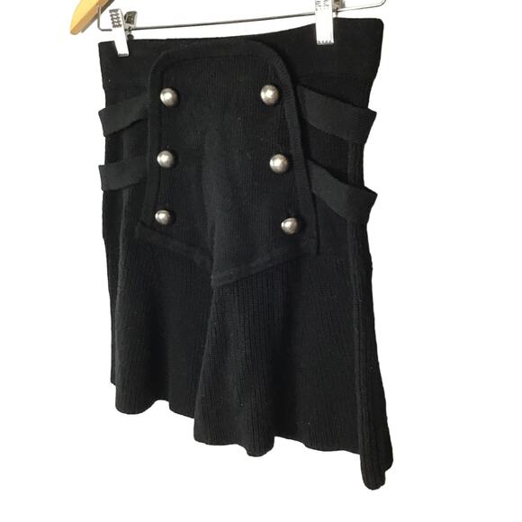 Chelsea and‎ walker black knit mini skirt - Picture 3 of 5